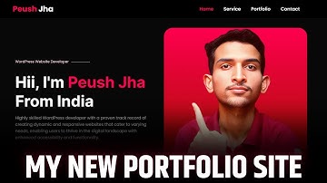 How I Created my Portfolio Website ? | How to create a Portfolio Website | Peush Jha