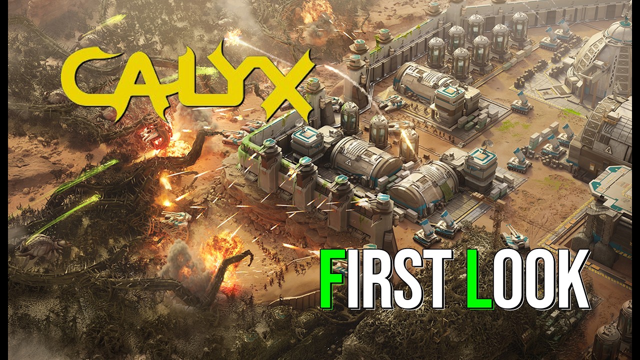 Calyx | First Look at the New Sci-Fi RTS & Base-Building Game 2026 | RTS Games