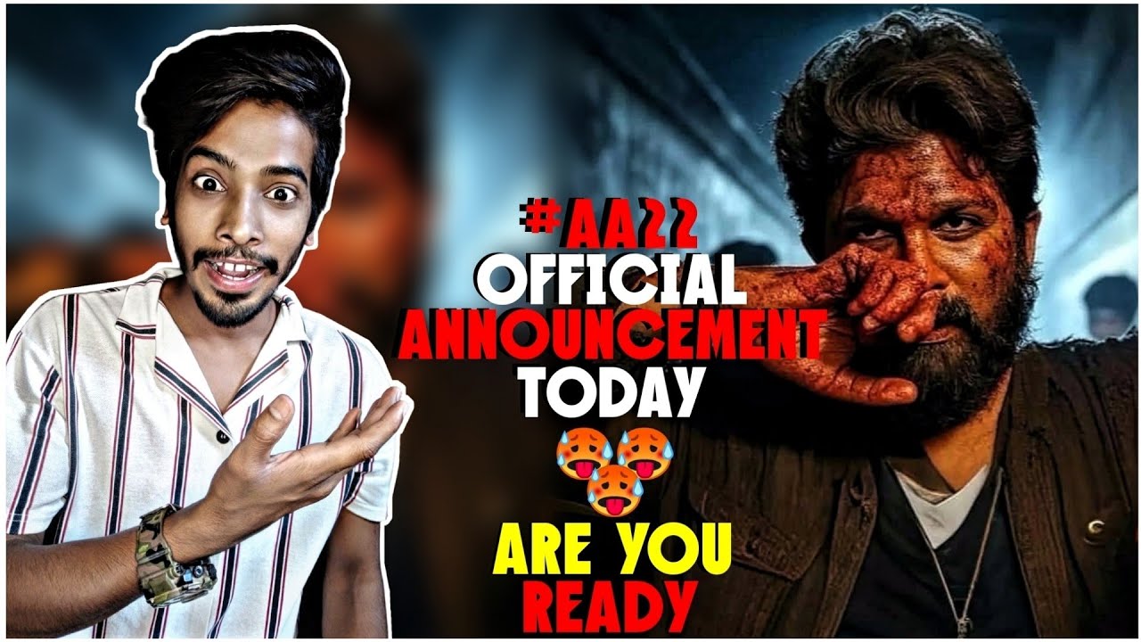 AA22 Official Announcement By Team - Atlee 6 Poster Release Exact Time ...