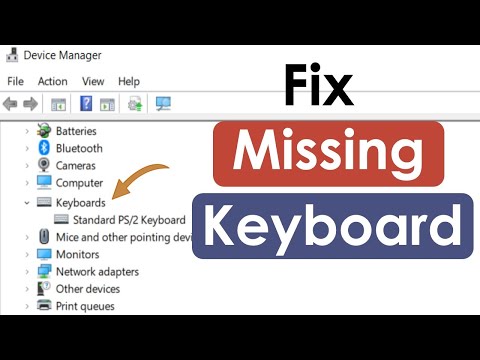 Keyboard missing in device manager | keyboard not showing in device manager