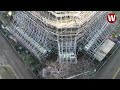 Drone images show state of troubled Cardiff hotel due to reopen soon
