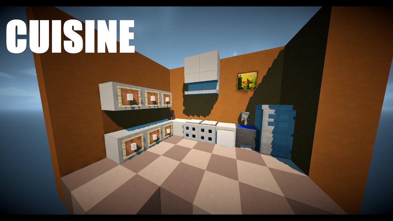 Minecraft : comment faire une cuisine youtube
