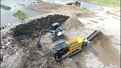 New TANA Shark 440DT Eco - Wood Shredding Drone Footage