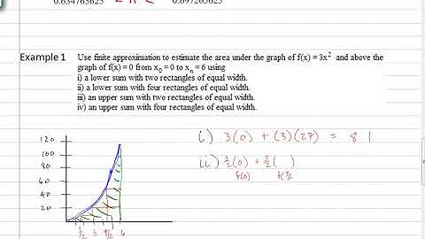 Math 2413 Sec 5 1 Area and Estimating with Finite Sums