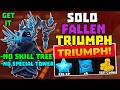 SOLO Fallen Wrecked Battlefield 2 Triumph with Medic + No Skill Tree | TDS Tower Defense Simulator