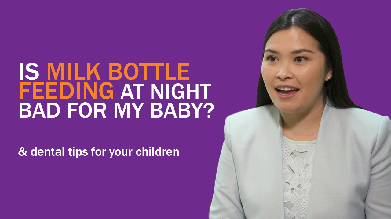 bottle feeding at night