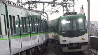 【ゆ～っくり通過】京阪6000系6007編成 寝屋川市通過