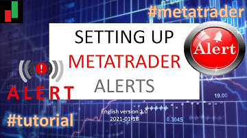 Setting up alerts for Metatrader indicators