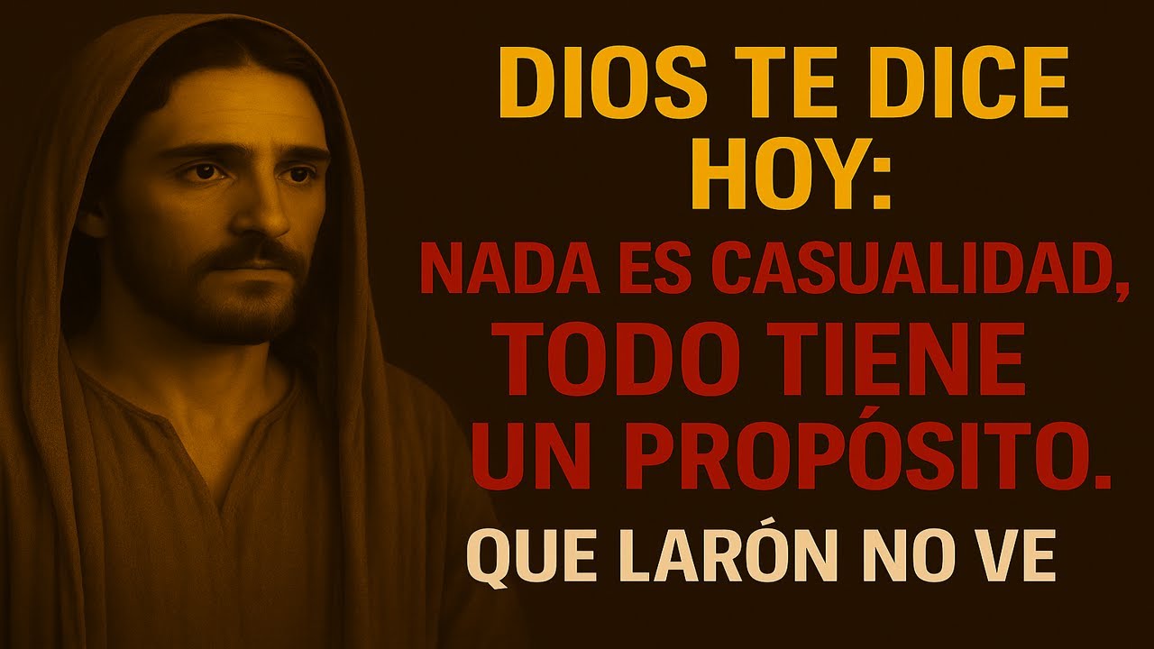 DIOS TE DICE HOY: NADA ES CASUALIDAD, TODO TIENE UN PROPÓSITO EN MI ...