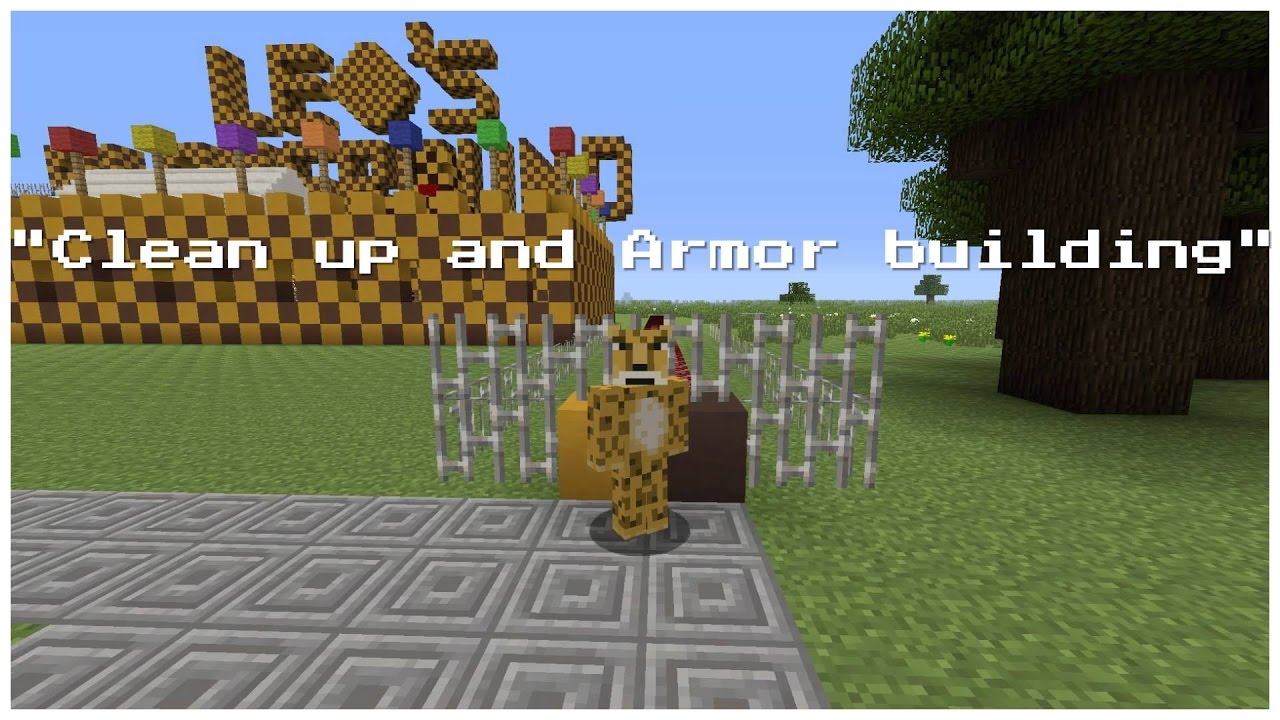 Minecraft Clean up and Armor Building [E37] - YouTube