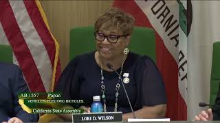 California AB 1557 E-Bike Bill: Complete Public Testimony, For and Against