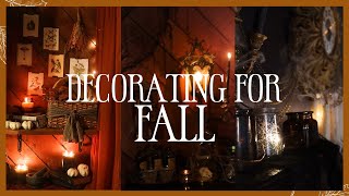 Fall and Halloween Decorate With Me