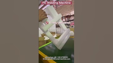 PE Welding Machine | How to Weld Foam End Caps ?