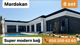 Mərdəkanda Prestijli Ərazidə Super Təmirli Modern Bağ Evi