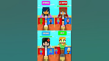 Aphmau and Alex choosing their partner #fypシ #minecraft #minecraftanimation #maizen #mystreet