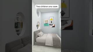 Two Children's one Room, #Home Design #House Design #Stylish World