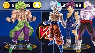 Stickman Warriors: Broly Vs Goku Ultra, Vegeta Ultra and Jiren Full Power Epic Fight! screenshot 5