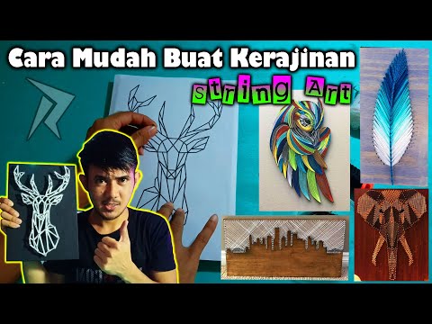 Video: Cara Membuat Panel Dari Benang Dan Paku