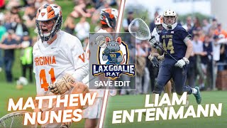 Nunes has Career Day 💥 | Matthew Nunes (Virginia) 🆚 Liam Entenmann (Notre Dame) - College Save Edit