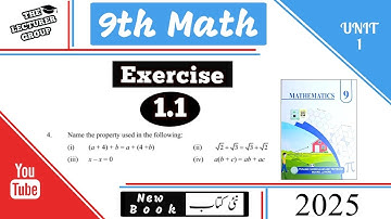 9th Class Math | Exercise 1.1 Q4 Solution | Additive & Multiplicative Properties | PTB 2025