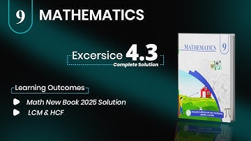 Exercise 4.3 Math Class 9 New book | 9th Class Math New Book Chapter 4 Exercise 4.3 New Book PCTB