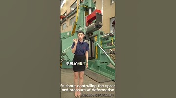 Hydraulic CNC Ring Rolling Machine #ringrollingmachine #rollingproductionline