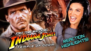 INDIANA JONES AND THE TEMPLE OF DOOM (1984) Movie Reaction w/Cami FIRST TIME WATCHING