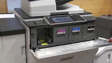 Replacing toner on a Ricoh MP C6502 or MP C8002 - How To - Ricoh
