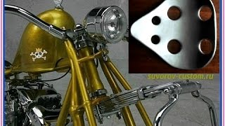 ✠ Сиденье для мотоцикла чоппера, бобера - основание ✠. Seat a motorcycle handmade.