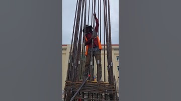 Column rebar work #shorts #construction #building #civilengineering