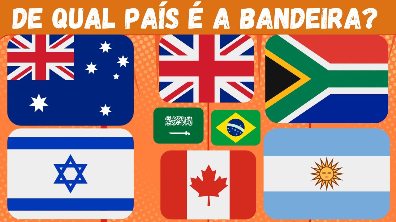 Acertou alguma?😳 #bandeiras #quiz #adivinhe #paises #geografia