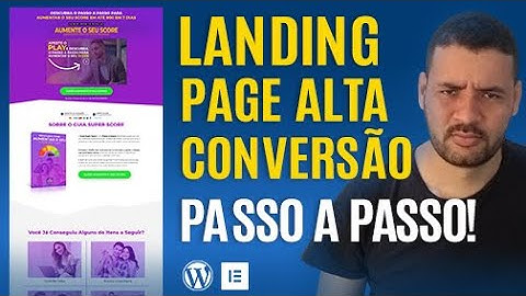 Como Criar uma Landing Page do Zero no WordPress com Elementor Free   (Passo a Passo)