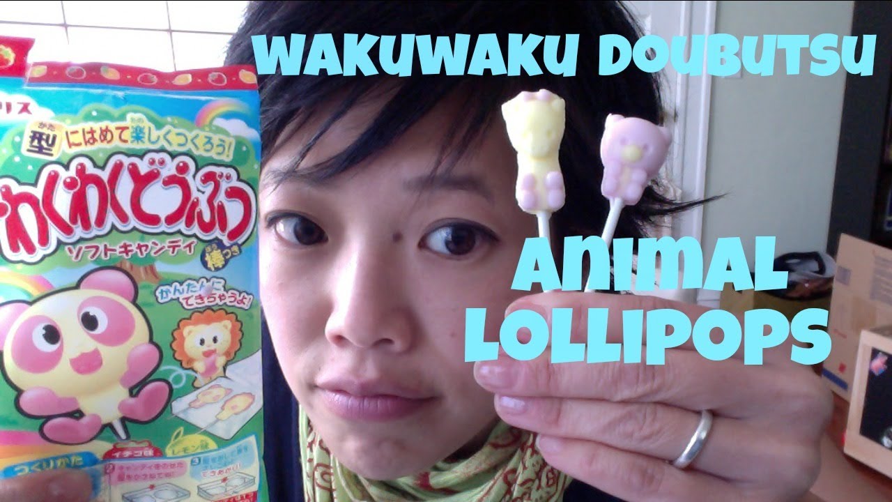 Animal Lollipop Making Kit - Wakuwaku Doubutsu - Whatcha Eating? #102 | emmymade