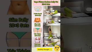 Yoga Pilates-Reduce Belly Fat short reducebellyfat bellyfatloss yoga gym fitness viral yt