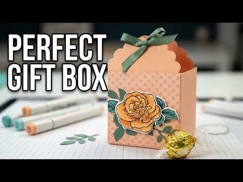 DIY Scalloped Blossom Gift Box: A Perfect Handmade Treat Box