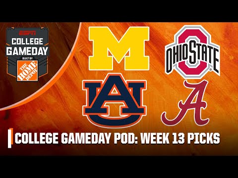 Week 13 picks: iron bowl, the game & other rivalry matchups | college gameday podcast