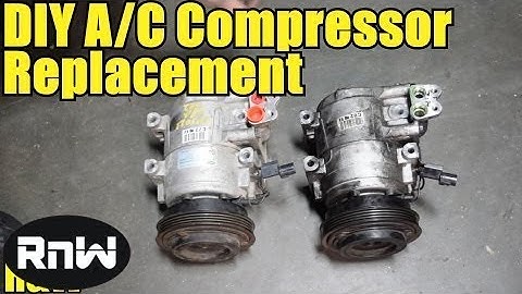 How to Remove and Replace an AC Compressor - High Detail
