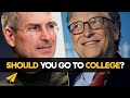 Is College / School WORTH IT? | Bill Gates (yes) vs. Steve Jobs (no)