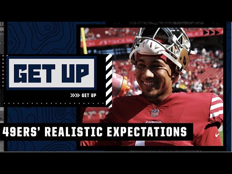 49ers are TAPERING DOWN expectations for Trey Lance - Dan Graziano | Get Up