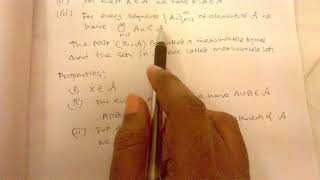 σ-algebra or Sigma algebra in Measure Theory:Definition,Examples,Properties