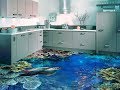 New 3d epoxy flooring and 3d floor art murals