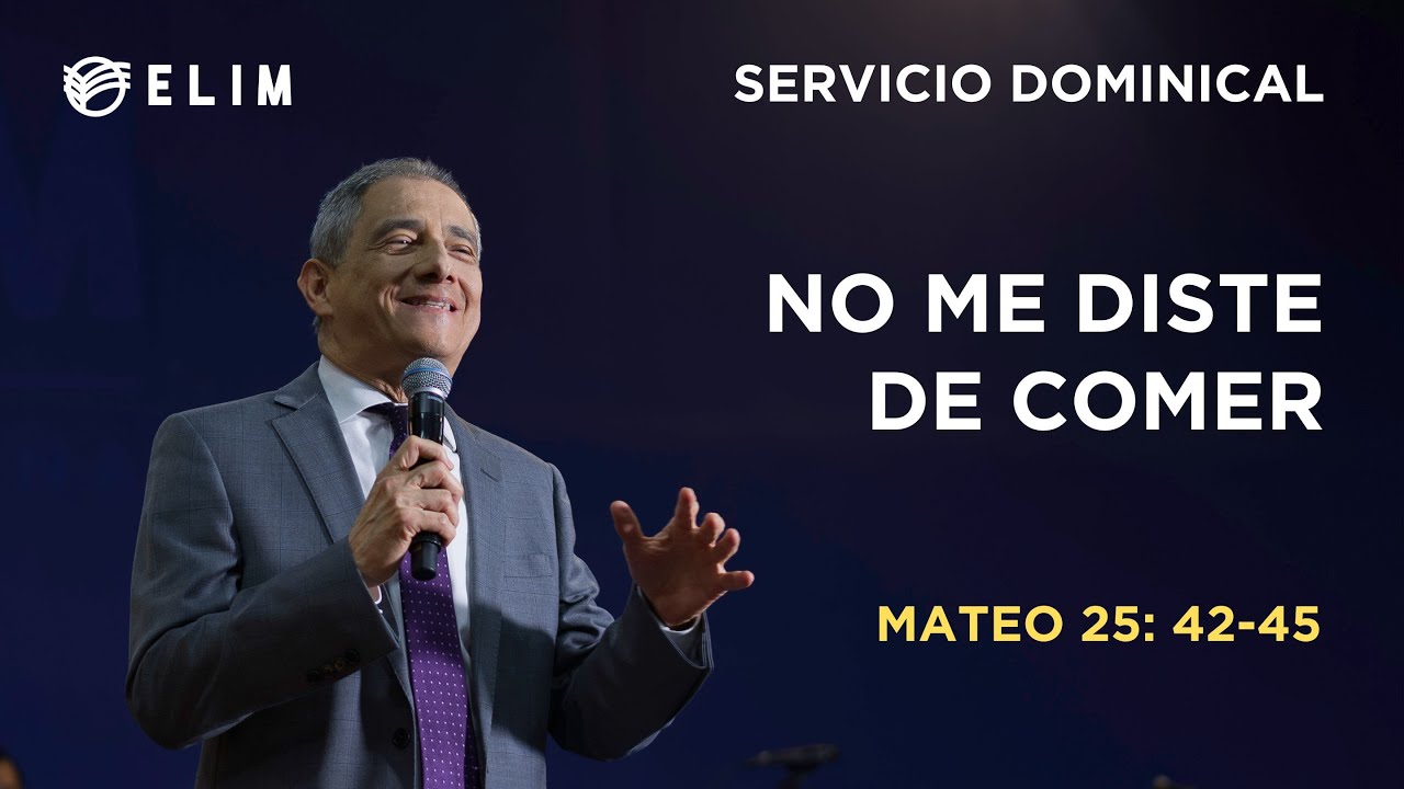 No me diste de comer | Mateo 25: 42-45