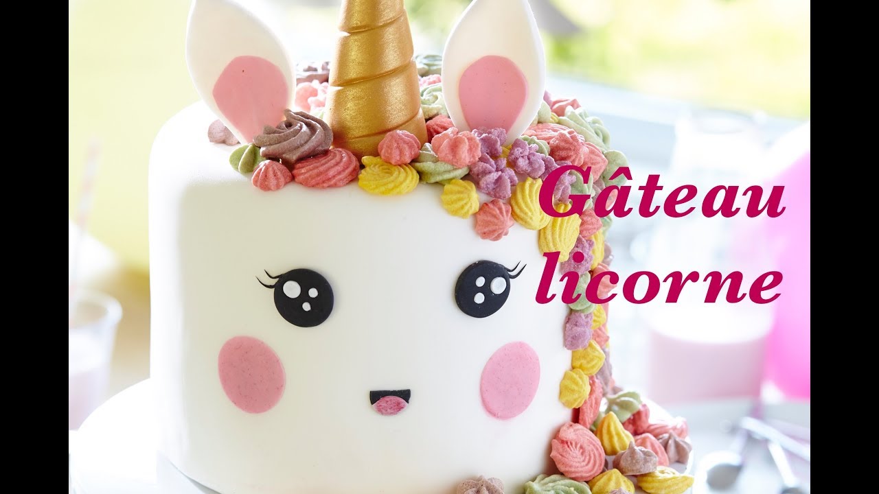 Comment Faire Un Gateau Licorne Arc En Ciel Youtube