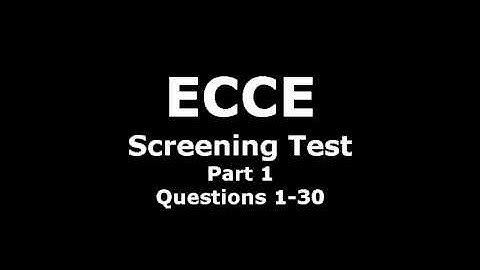 ECCE Screening Test 01 30
