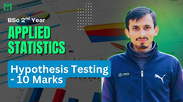 BSc 2nd Year Applied Statistics || Hypothesis Testing Introduction ️‍🔥