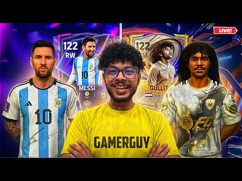 🔴 FC Mobile LIVE || MESSIII &amp; GULLIT Chicha in TEAM ☠️ TOTY 🔥