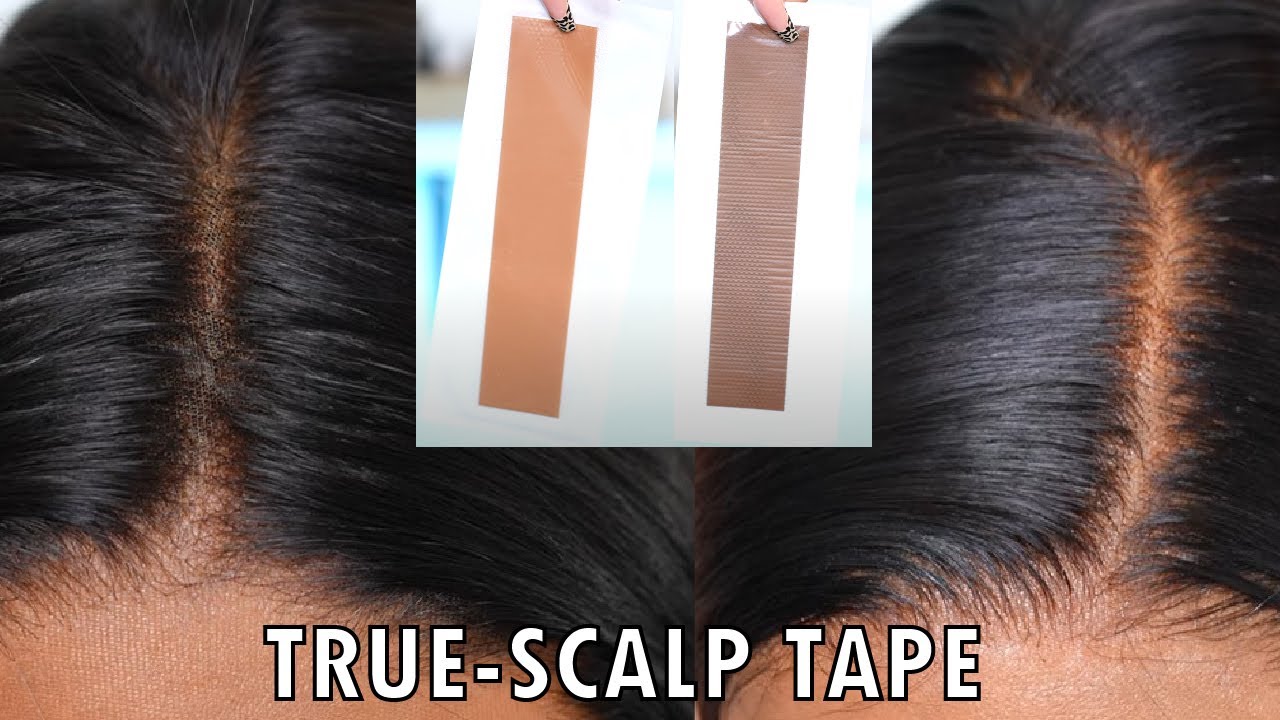 Atimiaza Silicone Fake Scalp Tape Makes Wigs Realistic Looking Scalp-like  Lace Wig Grids and Knots Melting Tape Eraser Natural & Easy to Use (Natural)