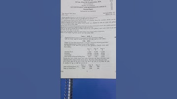 B.com Part 3 ABST Advanced  Accountancy Paper #bcom #rajasthanuniversity #pastyearpaper #trending