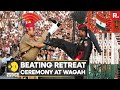 India at 75 Beating Retreat ceremony at Attari Wagah border on Independence Day  Independence Day