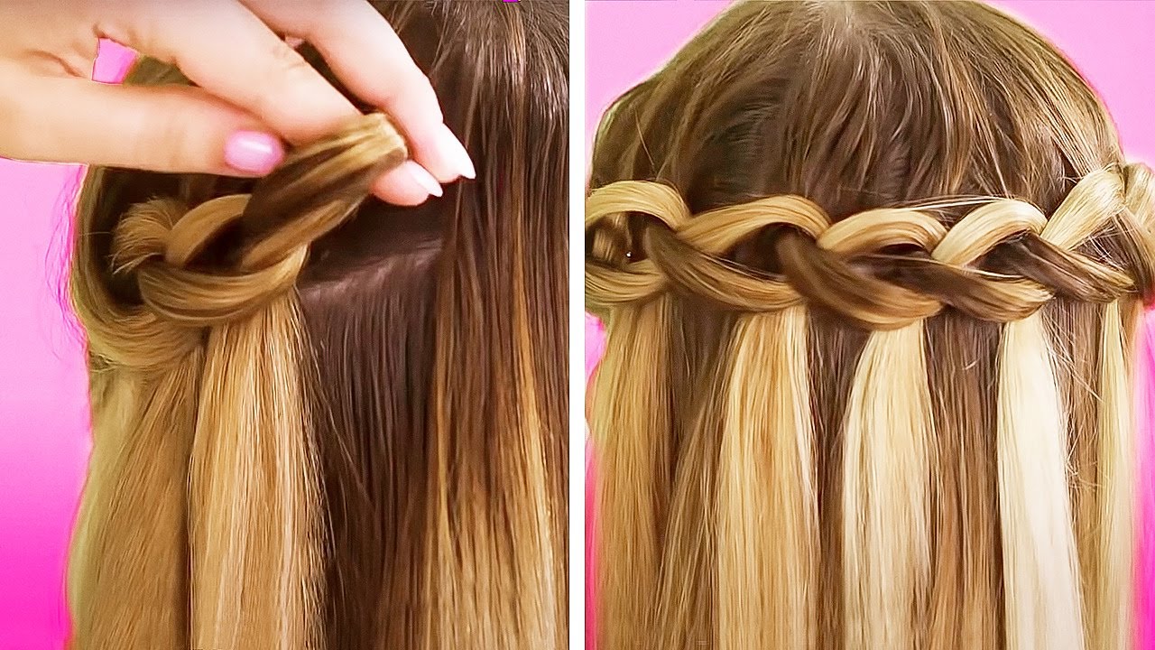SIMPLE HAIR STYLE FOR EVERYDAY ‍ ✨ || Hair Braid, Bun, Curl & Wave